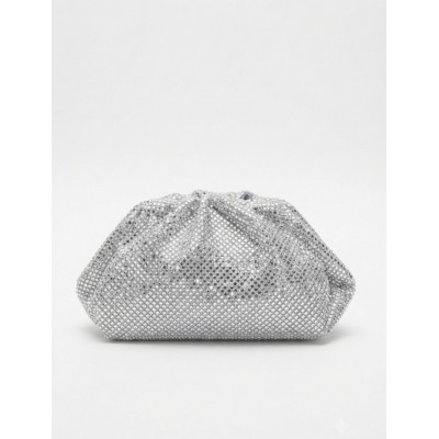 Βραδινό τσαντάκι φάκελος clutch λευκο 1964