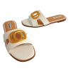 ΓΥΝΑΙΚΕΙΑ ΠΑΠΟΥΤΣΙΑ FLAT SANDALS ΛΕΥΚΟ  1689