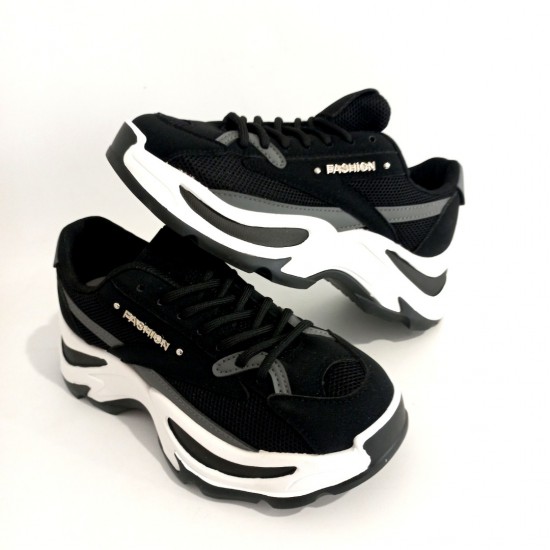 ΓΥΝΑΙΚΕΙΑ ΠΑΠΟΥΤΣΙΑ SNEAKERS ΜΑΥΡΟ 1747