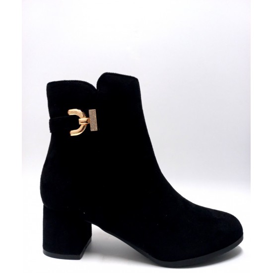 Γυναικεία παπούτσια ΜΠΟΤΑΚΙ ΤΑΚΟΥΝΙ ΜΑΥΡΟ 1399