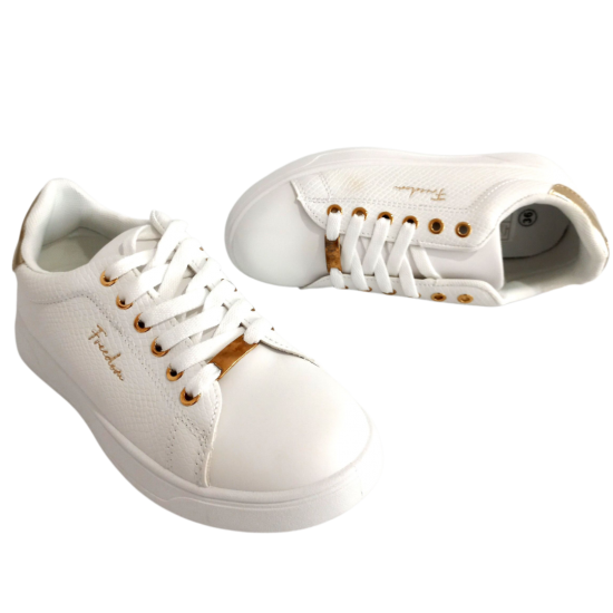 ΓΥΝΑΙΚΕΙΑ ΠΑΠΟΥΤΣΙΑ SNEAKERS ΛΕΥΚΟ 1755